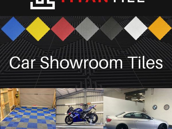 Titan Tile Interlock Car Showroom Tiles