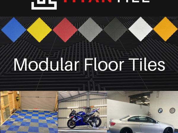 Titan Tile Modular Flooring Workshop Durable Tiles