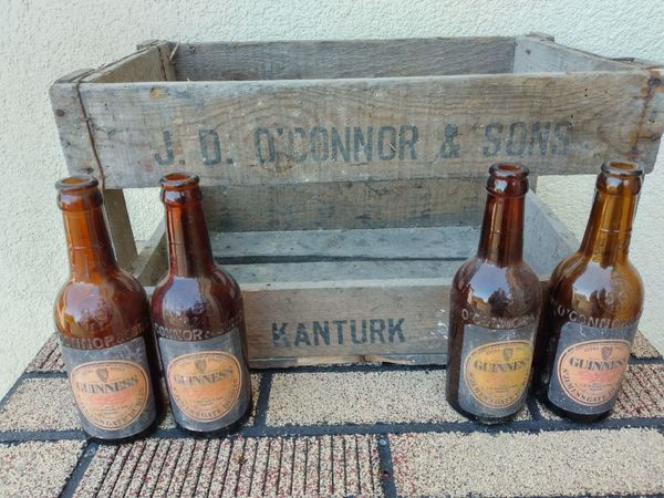 J.D.O'CONNOR Kanturk crate + 4 bottles