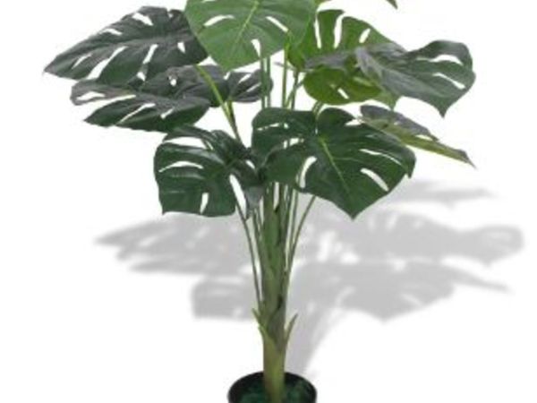 New*LCD Artificial Monstera Plant with Pot 70 cm Green