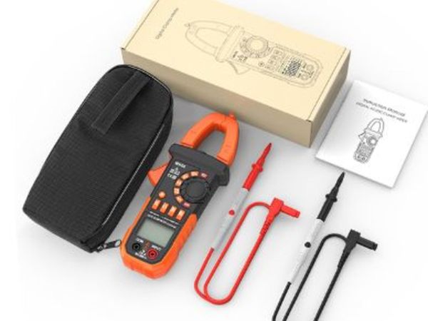 Digital Clamp Meter AC DC Voltage Current LCD Diaplay Auto-ranging Clamp Multimeter Capacitance NCV Hz Tester 4000 Counts