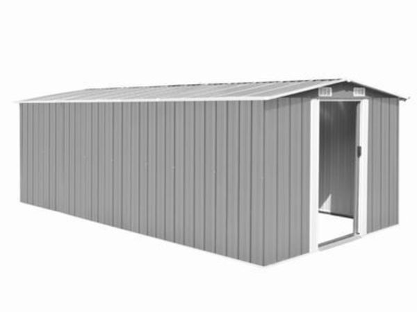 Metal Garden Shed 257x489x181 cm - FREE NATIONWIDE DELIVERY