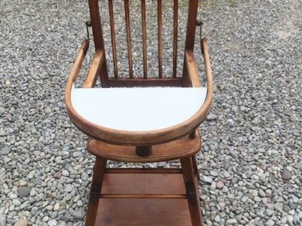 antique baby/toddler  high/low chair