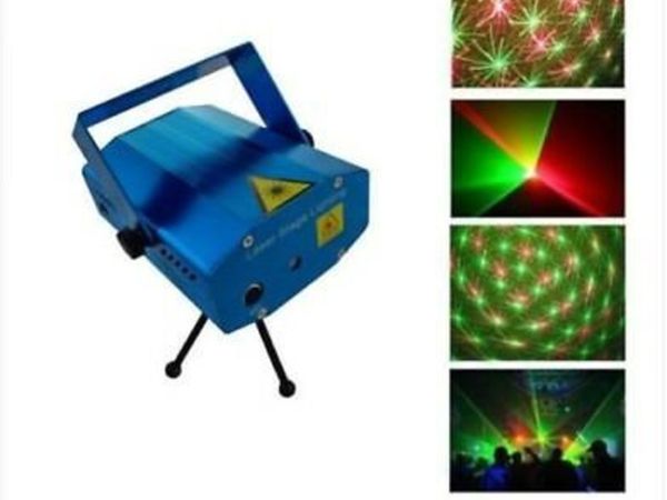 Mini Projector DJ Disco Light Laser Adjustable Lighting Stage Party Show Party