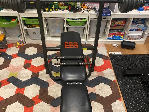 Home bench & Weights