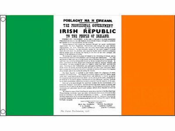 Ireland 1916 Proclamation Flag - 5 x 3 FT - Irish Republican Rebel Easter Rising