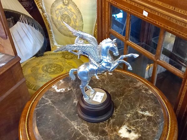 Pegasus with Bellerophon statue