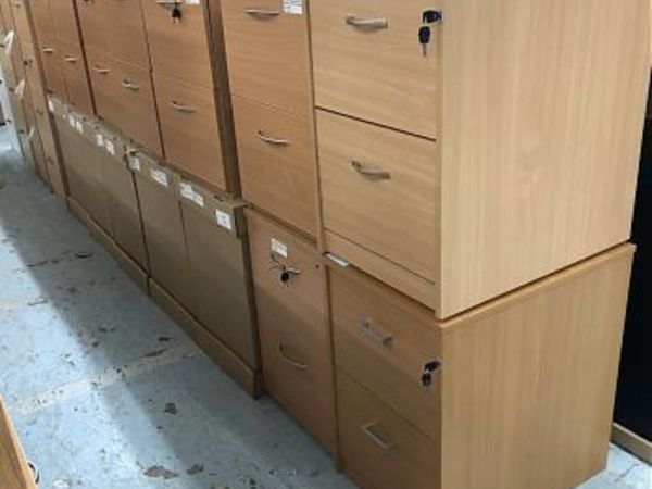 Quality 2 Drawer Wooden Home Filing Cabinets @ CJM