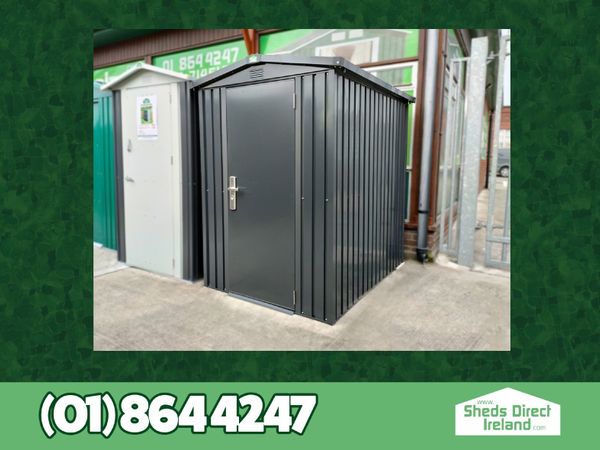 The Premium 5ft x 6ft Steel Garden Shed