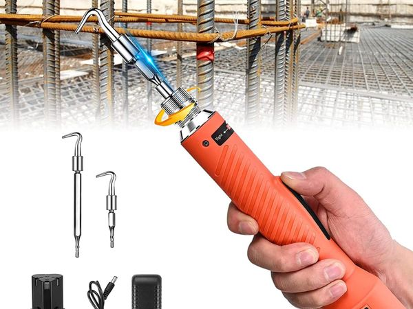 BRAND NEW US Stock Automatic Brushless Rebar Tying Tool, Reliable Rebar Tie Wire Twister Tool with 6000mAh Battery Electronic Tying Tool