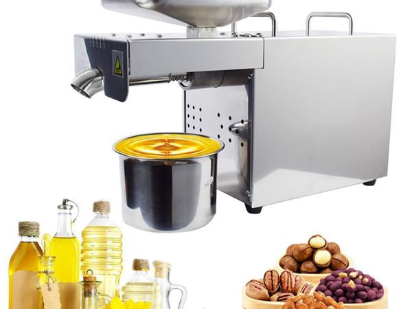 Intelligent Temperature Controlled Stainless Steel Oil Press Machine Oil Extractor for Cold/Hot Squeeze
