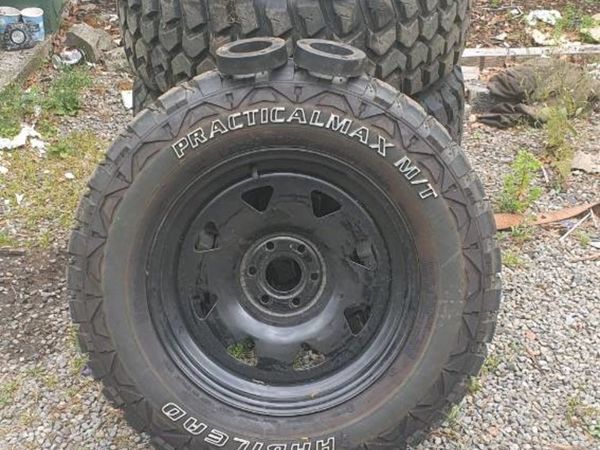 Navara / pathfinder off road tyres