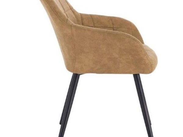 BRAND NEW 1pc Dining Chairs for kitchen, Mid Century Modern Side Chairs,Velvet Upholstered Dining Chair with Metal Legs