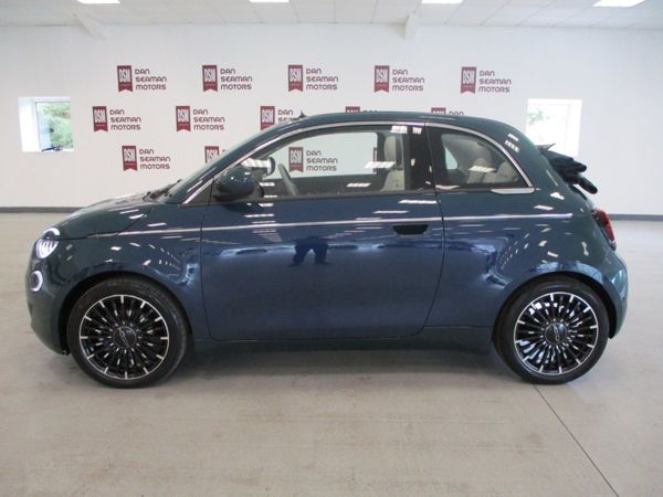 Fiat 500e Convertible, Electric, 2024, Green