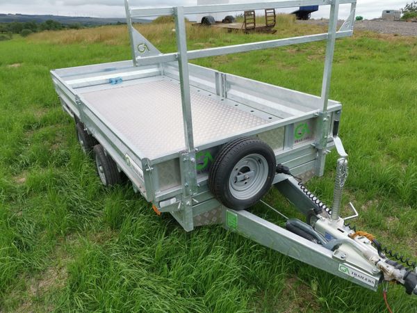 GA 12'x5'6" dropside trailer. NEW and very strong.