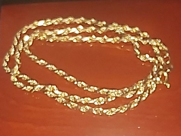 Heavy 9k solid gold necklace
