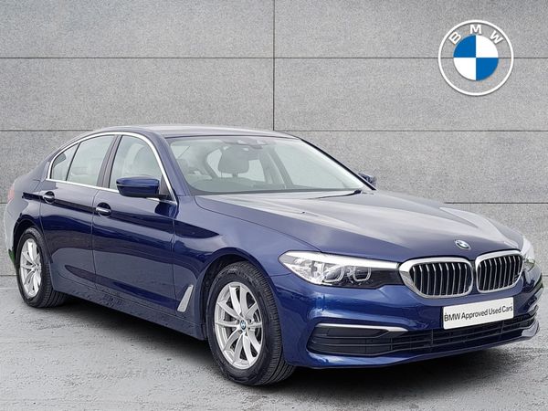 BMW 5-Series Saloon, Diesel, 2018, Blue