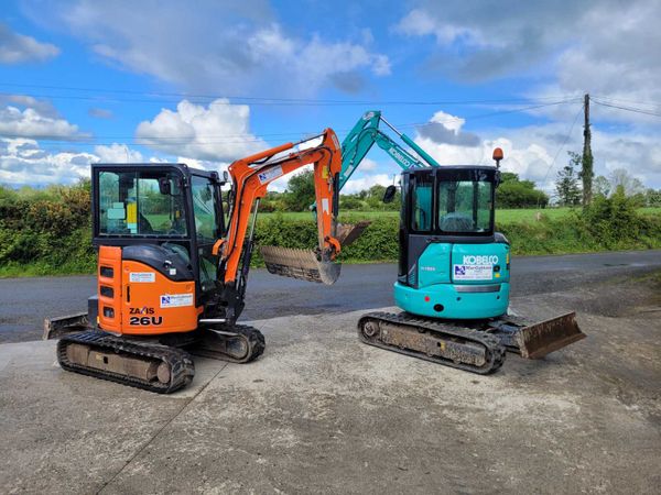 Mini Digger's & Dumpers for Hire