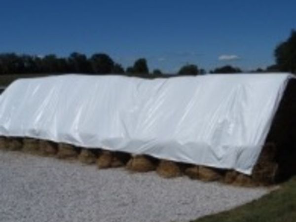 Tarpaulin covers for hay bales straw feed