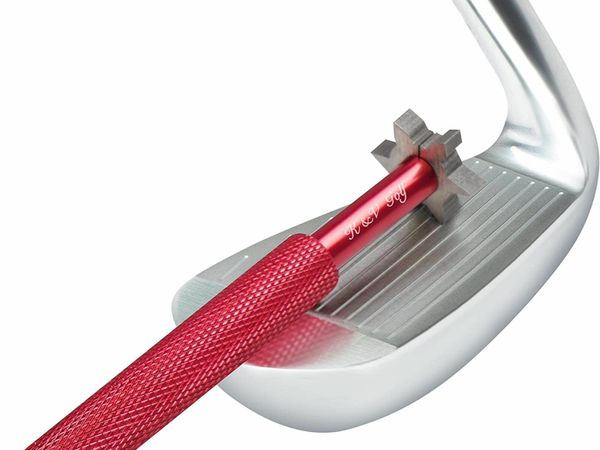 Golf Golf Club Groove Sharpener Tool - Golf Club Cleaner with 6 Cutters for Pitching, Sand, Lob & Gap Wedges & All Irons - 6 Heads