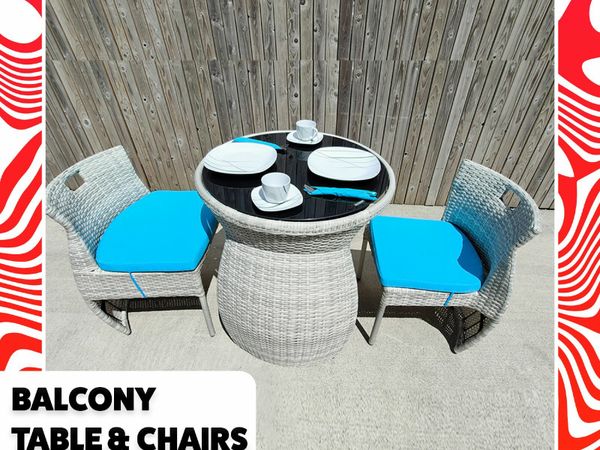 August SALE! Balcony Table & Chairs