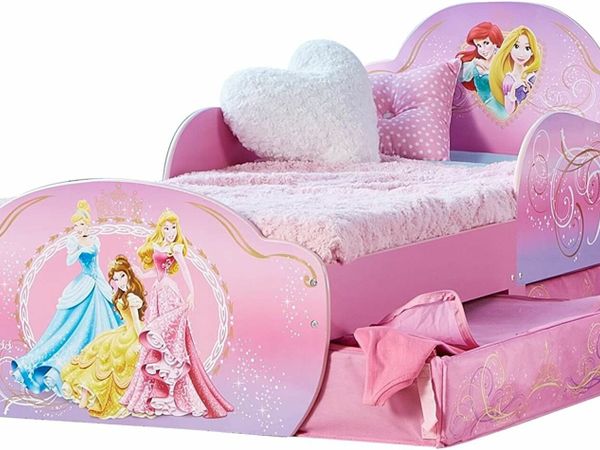 Kids Toddler Bed with Underbed Storage by HelloHome, Pink, 143.00x77.00x63.00 cm