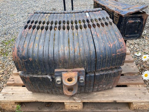New holland fan weights full set & linkage carrier