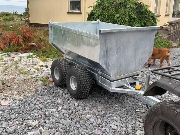 Quad bike tipping trailer