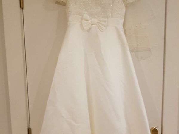 Paul Costello Holy Communion Dress and Head piece