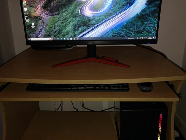 Gaming PC and Monitor