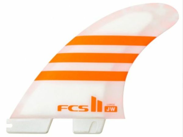 FCS II Large Julian Wilson Performance Glass Thruster Surfboard Fins