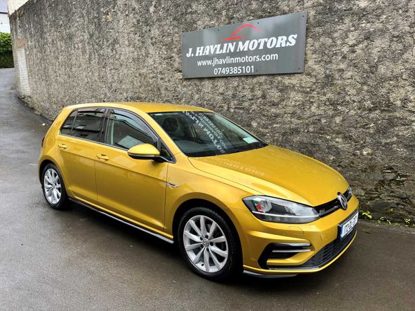 Volkswagen Golf Hatchback, Diesel, 2017, Yellow