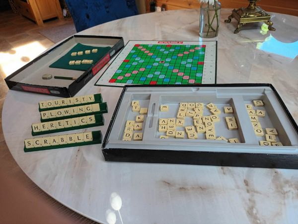 Scrabble board game, Dublin 18