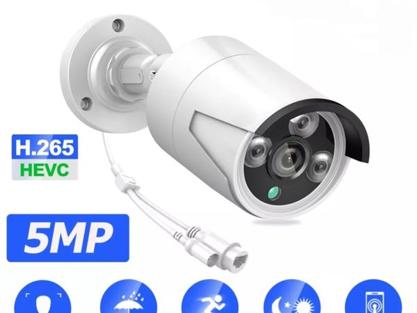 5MP POE Outdoor Night Vision Home Security camera