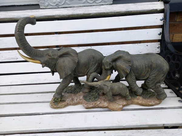 Elephants statues.