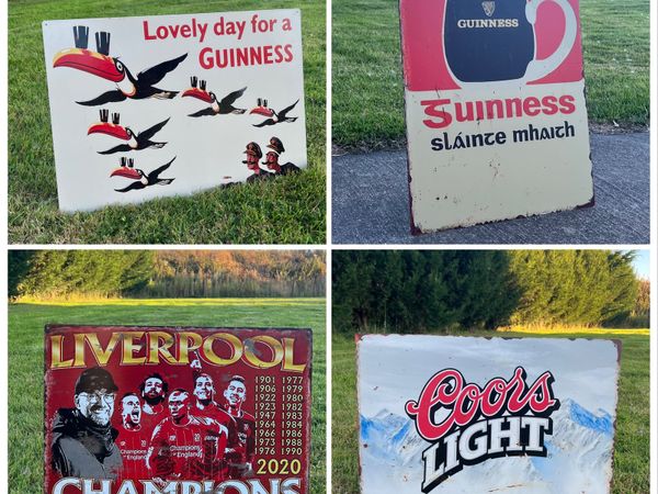 Guinness Large Metal Signs