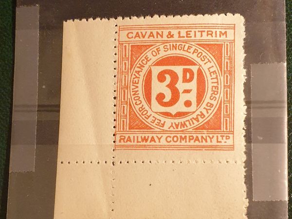 Cavan & Leitrim Railway 3d Stamp