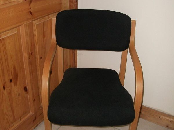 12 Stacking Padded office type chairs. €10 each