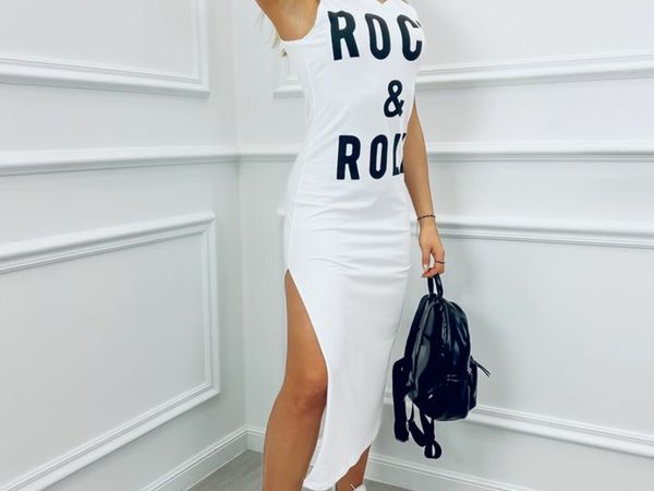 Long dress Rock & Roll White