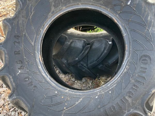 540/65R24 x 2 Contential Tyres