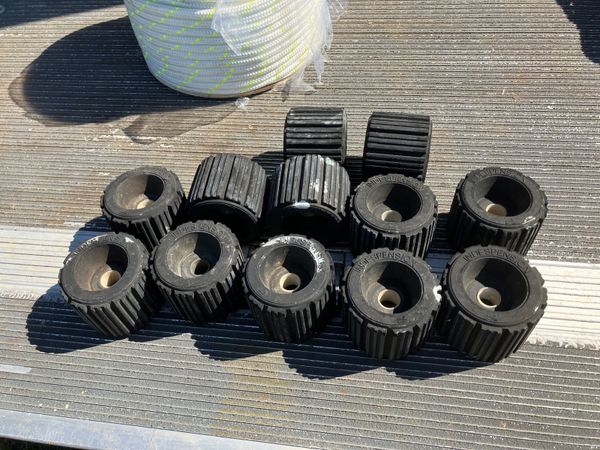 BOAT TRAILER ROLLERS € 5.00 EACH OR €80 FOR ALL 20