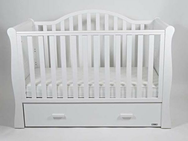 BR Baby Oslo Sleigh Cot Bed