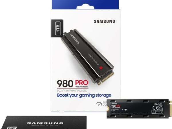 Samsung 980 Pro Heatsink 1tb Pcie 4.0 Nvme Ssd(Brand New)