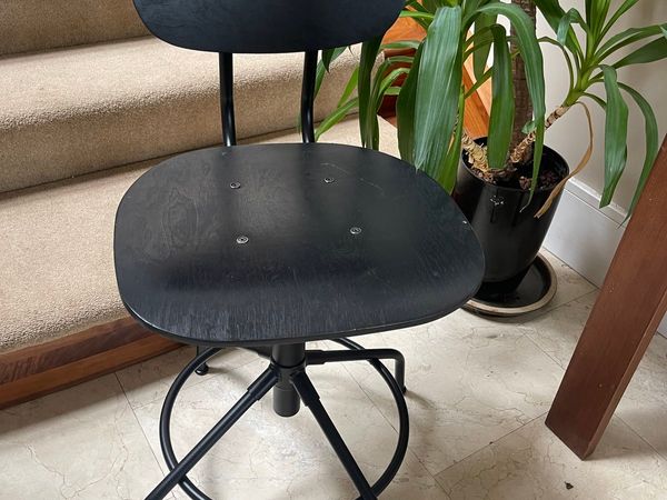 Lovely Black Office or Study Swivel Chair -Deliver