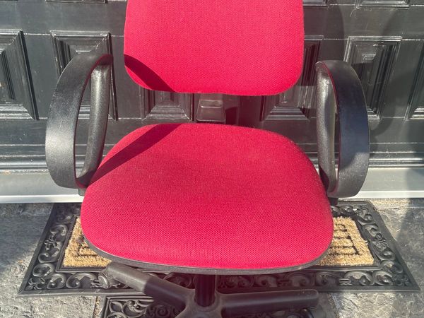 Very Rare Red Office or Study Chair - Can Deliver