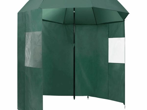 Fishing Umbrella Green 220x193 cm - FREE NATIONWIDE DELIVERY