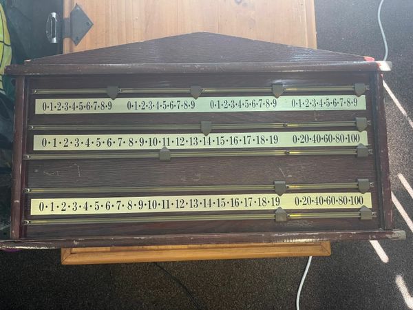 Vintage Snooker Score Board