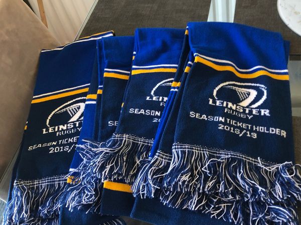 Four new never worn Leinster scarfs €5 each