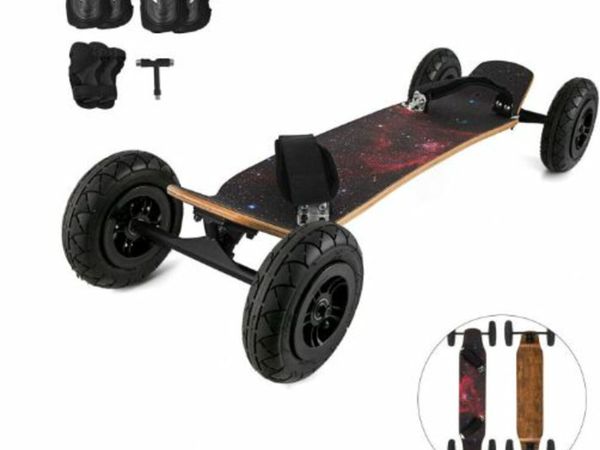 37 inch Mountain Board Mountainboarding Longboard Skateboard Skateboarding Kiteboarding 7.8 inch Wheels for Teens & Adults