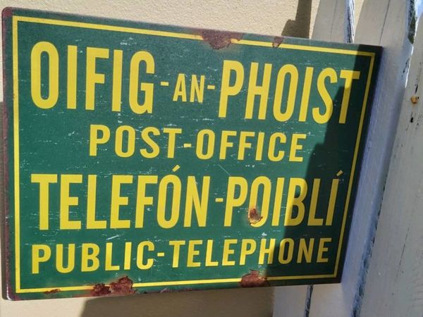 Post office  2 sided sign